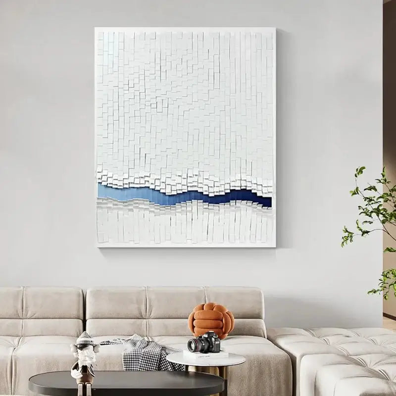 3D Acrylic Abstract Mosaic Handmade Painting – Stunning Fusion of Art-MinimalisticDecor.com