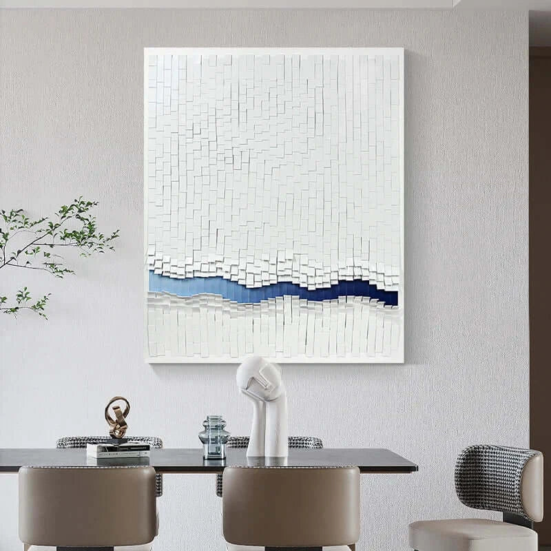 3D Acrylic Abstract Mosaic Handmade Painting – Stunning Fusion of Art-MinimalisticDecor.com