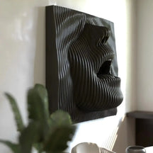 3D Face Waves Wall Art-MinimalisticDecor.com