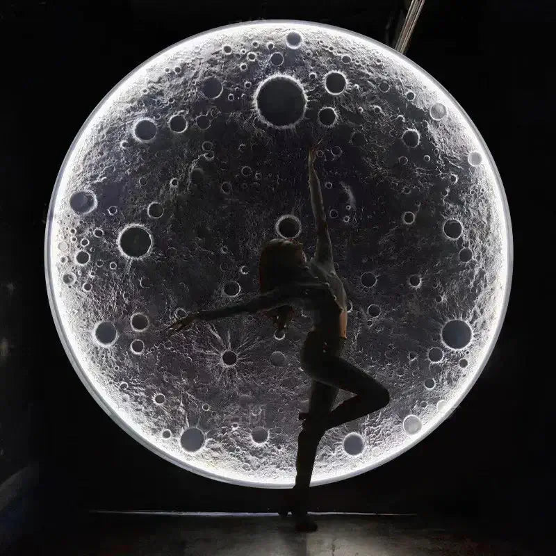 3D Moon LED Wall Lamp - Wall Decor-MinimalisticDecor.com