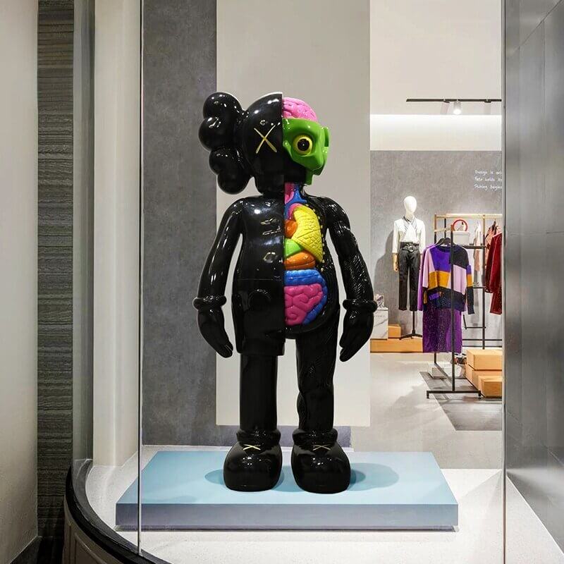 4 Foot Dissected: KAWS Statue Big Online - Limited Stock-MinimalisticDecor.com