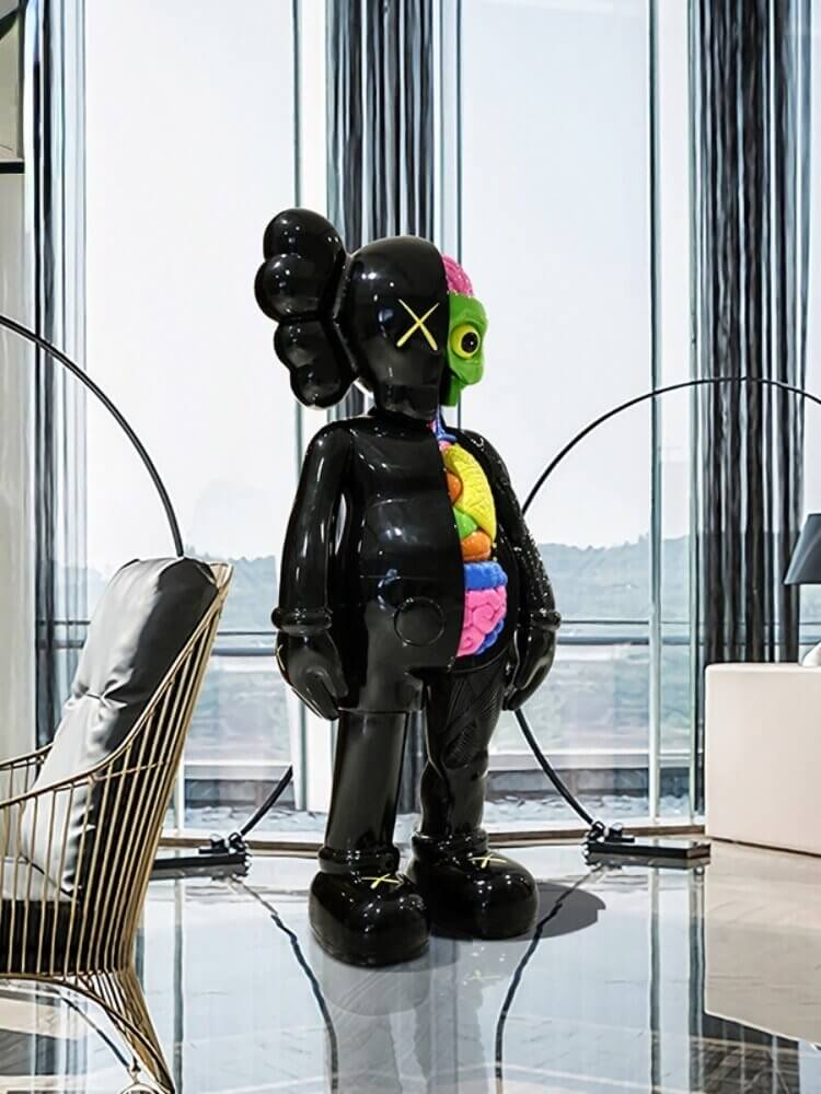 4 Foot Dissected: KAWS Statue Big Online - Limited Stock-MinimalisticDecor.com