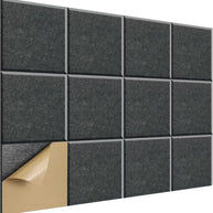 Felt Acoustic Wall Panels – Soundproof Noise Reduction Tiles