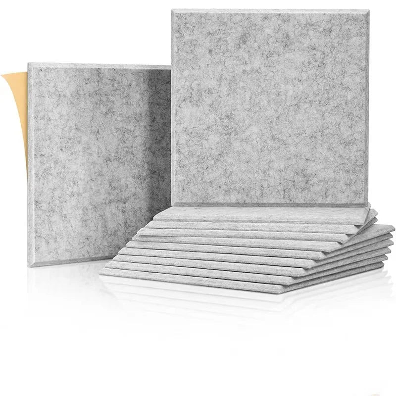 Felt Acoustic Wall Panels – Soundproof Noise Reduction Tiles