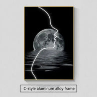 Abstract Figure LED Porch Wall Art-MinimalisticDecor.com