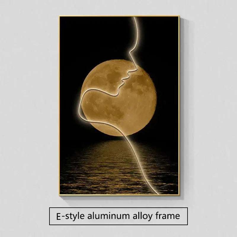 Abstract Figure LED Porch Wall Art-MinimalisticDecor.com