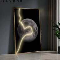 Abstract Figure LED Porch Wall Art-MinimalisticDecor.com