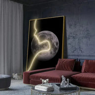 Abstract Figure LED Porch Wall Art-MinimalisticDecor.com