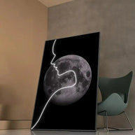 Abstract Figure LED Porch Wall Art-MinimalisticDecor.com