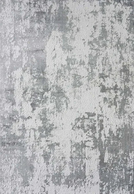 Abstract Gray High Pile Tufted Rug-MinimalisticDecor.com