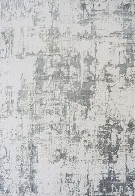 Abstract Gray High Pile Tufted Rug-MinimalisticDecor.com