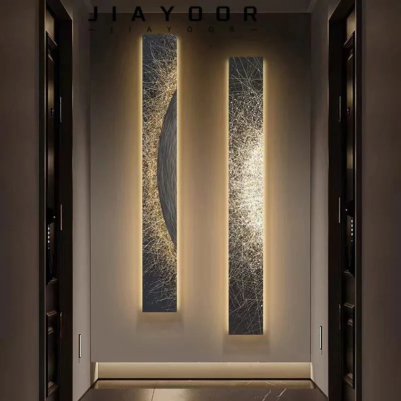 Abstract LED Indoor Panel Wall Lamp-MinimalisticDecor.com