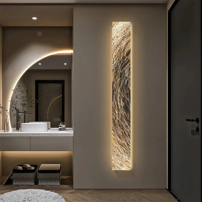 Abstract LED Indoor Panel Wall Lamp-MinimalisticDecor.com