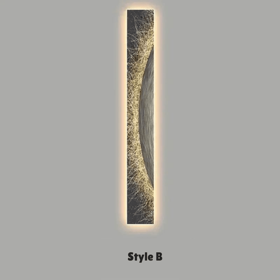 Abstract LED Indoor Panel Wall Lamp-MinimalisticDecor.com