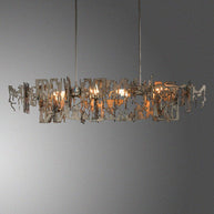 Abstract Metal Chandelier: Lighting Fixture-MinimalisticDecor.com