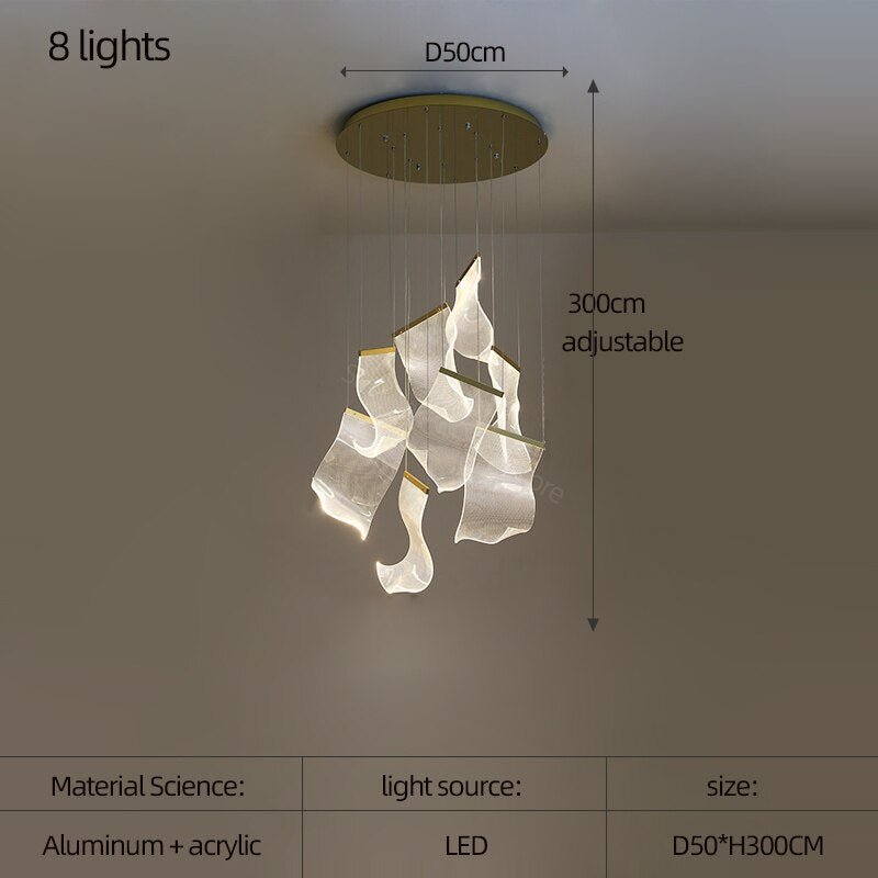 Acrylic Chandelier: Illuminate Your Space-MinimalisticDecor.com