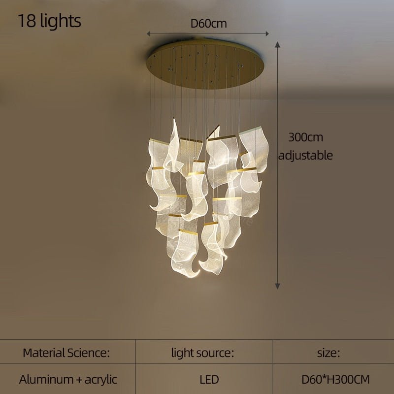 Acrylic Chandelier: Illuminate Your Space-MinimalisticDecor.com