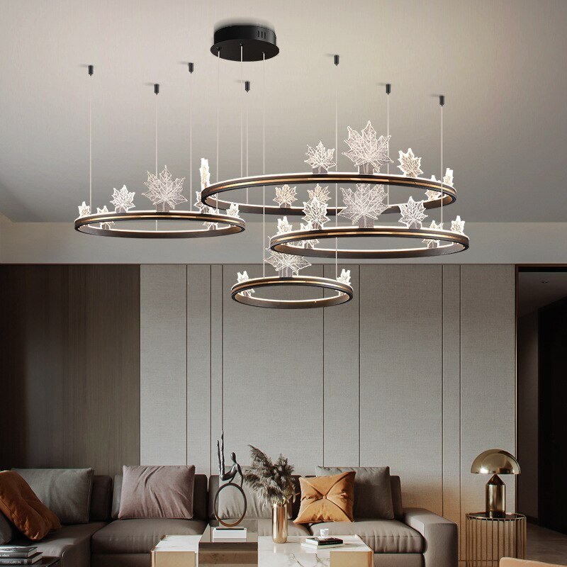 Acrylic Flower Chandelier - Find the Perfect Lighting-MinimalisticDecor.com