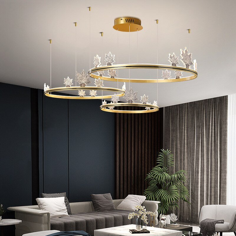 Acrylic Flower Chandelier - Find the Perfect Lighting-MinimalisticDecor.com