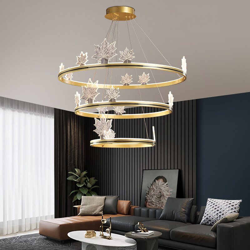 Acrylic Flower Chandelier - Find the Perfect Lighting-MinimalisticDecor.com