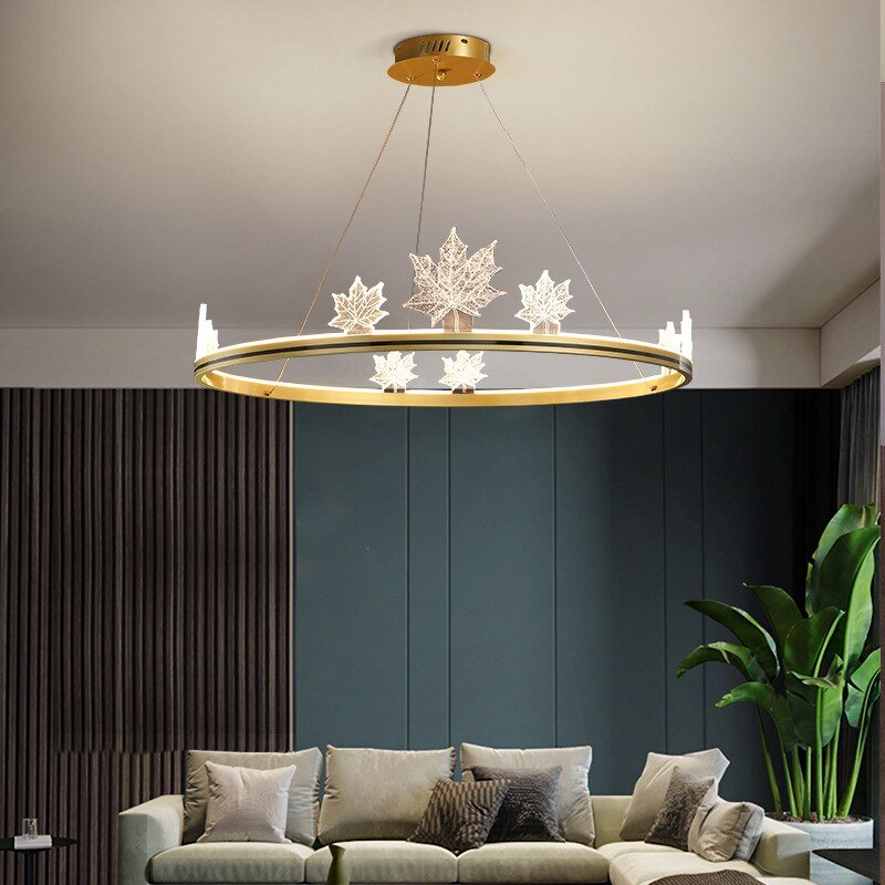 Acrylic Flower Chandelier - Find the Perfect Lighting-MinimalisticDecor.com