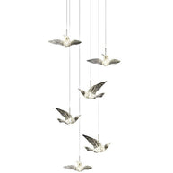Acrylic Glass humming Birds Chandelier-MinimalisticDecor.com
