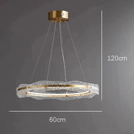 Acrylic Glass Rings Bezel Chandelier Lighting-MinimalisticDecor.com