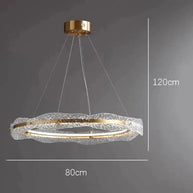 Acrylic Glass Rings Bezel Chandelier Lighting-MinimalisticDecor.com
