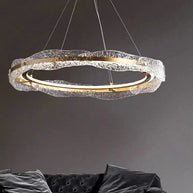 Acrylic Glass Rings Bezel Chandelier Lighting-MinimalisticDecor.com