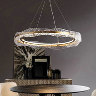 Acrylic Glass Rings Bezel Chandelier Lighting-MinimalisticDecor.com