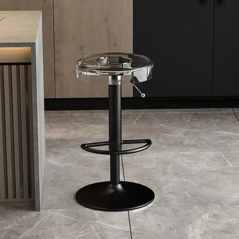 Acrylic High-End Kitchen Island Counter bar Stool-MinimalisticDecor.com