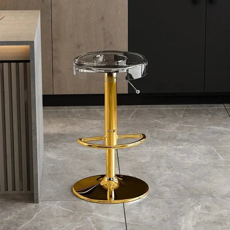 Acrylic High-End Kitchen Island Counter bar Stool-MinimalisticDecor.com