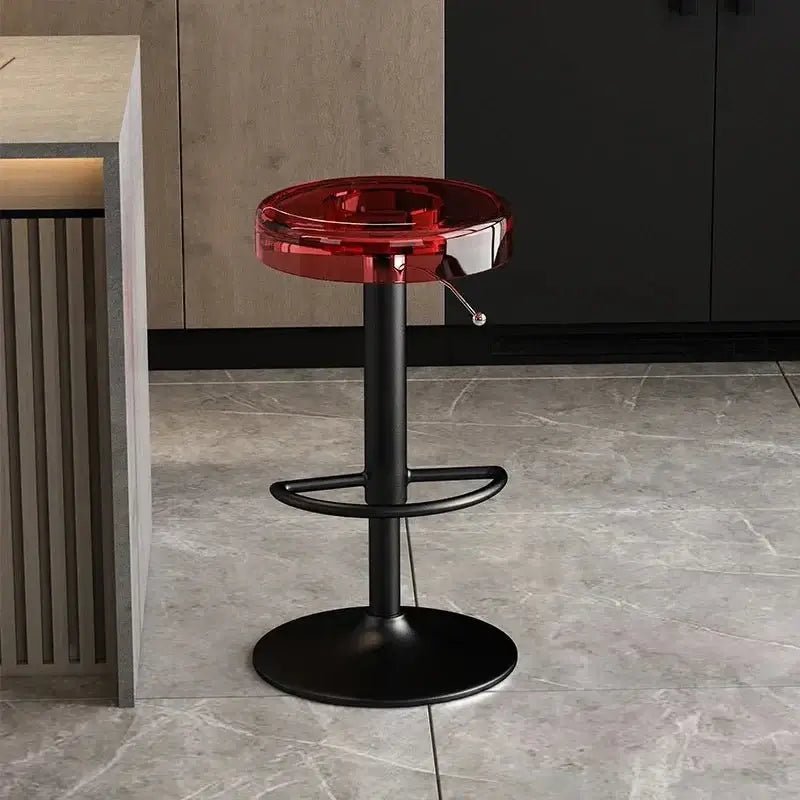 Acrylic High-End Kitchen Island Counter bar Stool-MinimalisticDecor.com