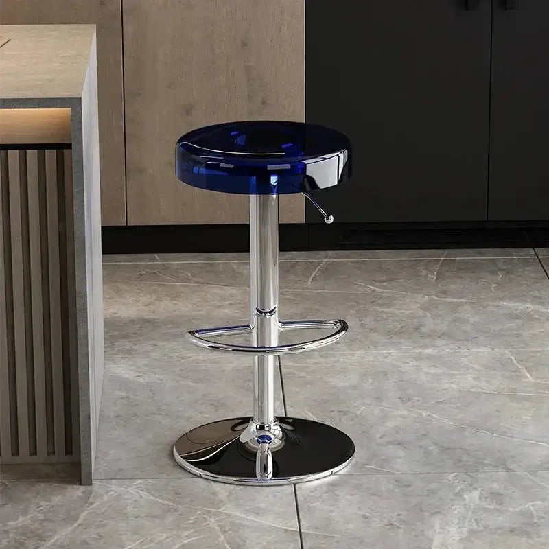 Acrylic High-End Kitchen Island Counter bar Stool-MinimalisticDecor.com