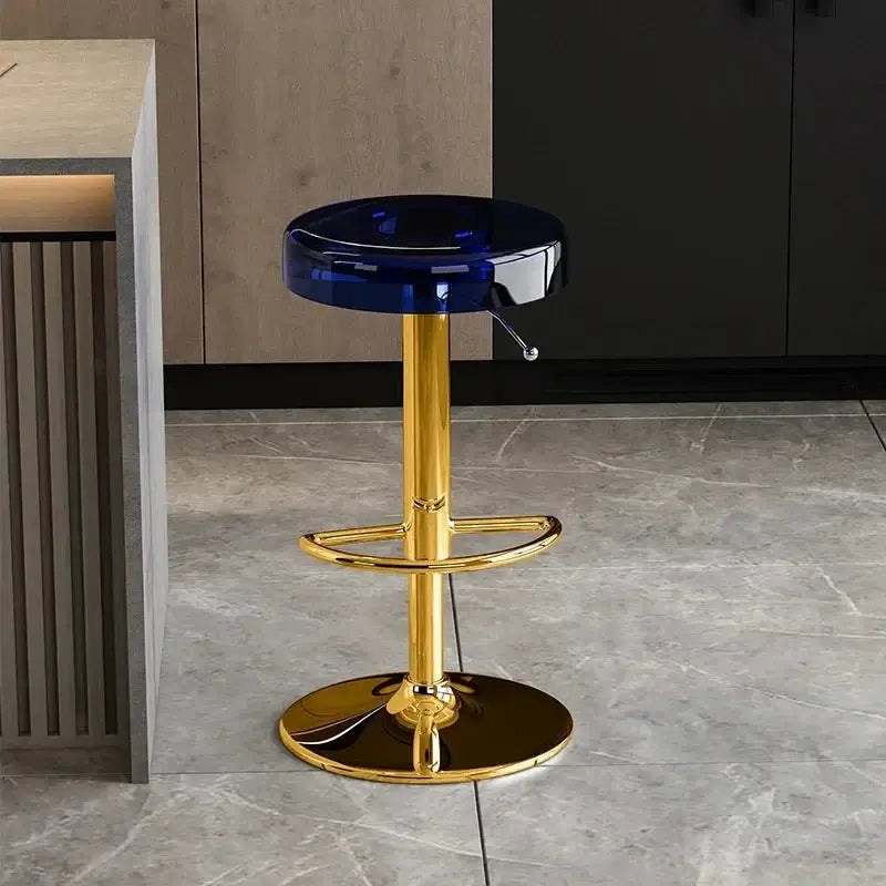 Acrylic High-End Kitchen Island Counter bar Stool-MinimalisticDecor.com