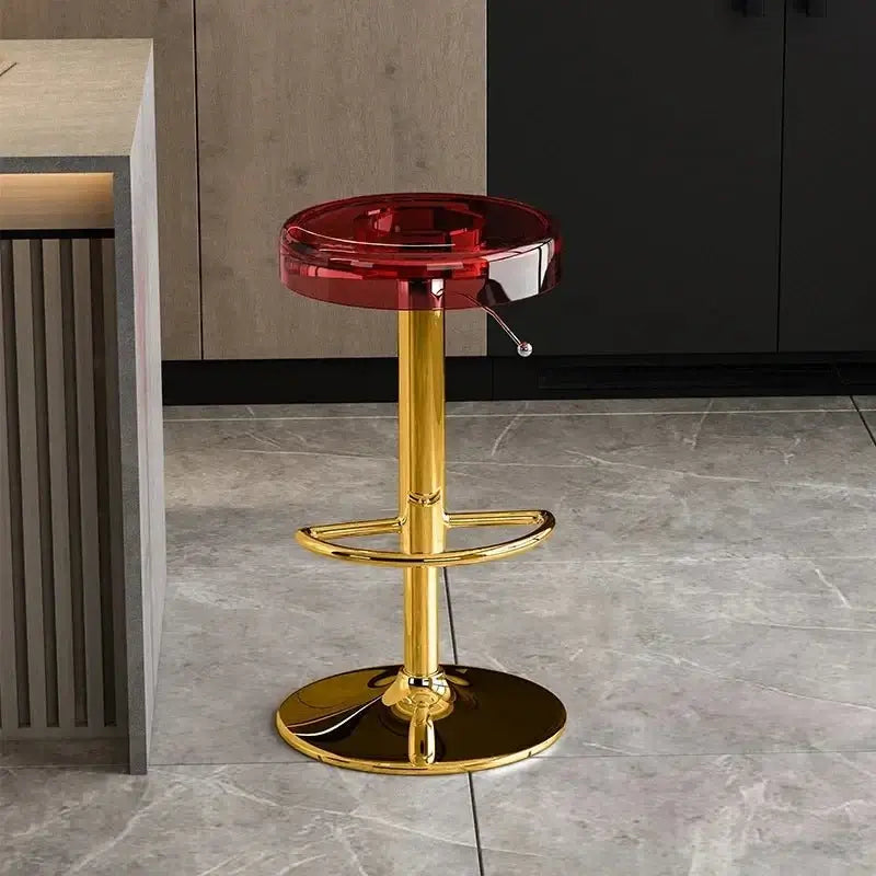 Acrylic High-End Kitchen Island Counter bar Stool-MinimalisticDecor.com