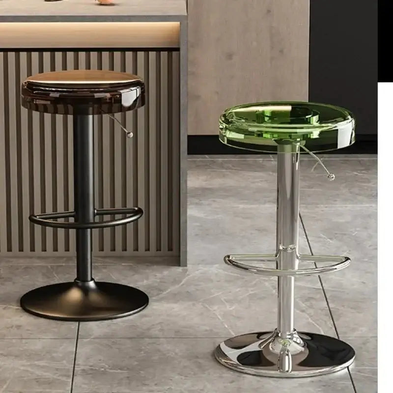 Acrylic High-End Kitchen Island Counter bar Stool-MinimalisticDecor.com