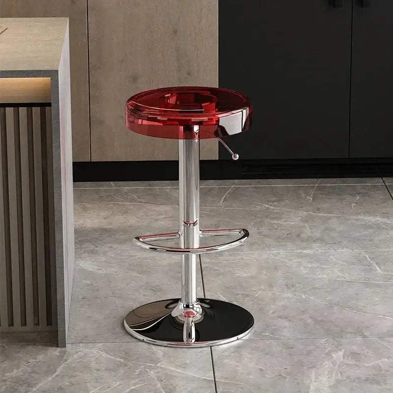 Acrylic High-End Kitchen Island Counter bar Stool-MinimalisticDecor.com