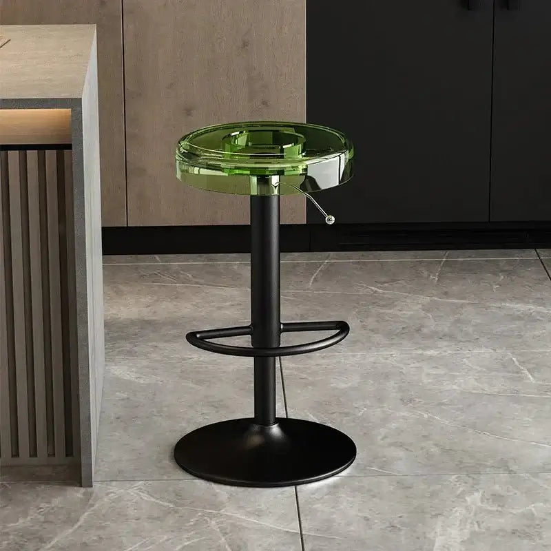 Acrylic High-End Kitchen Island Counter bar Stool-MinimalisticDecor.com