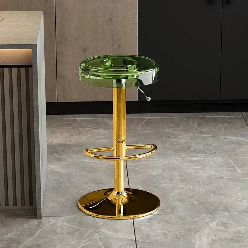 Acrylic High-End Kitchen Island Counter bar Stool-MinimalisticDecor.com
