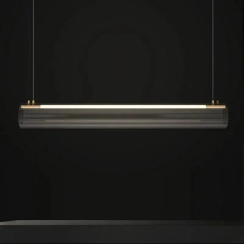 Acrylic Long Tube LED Pendant Island Light-MinimalisticDecor.com