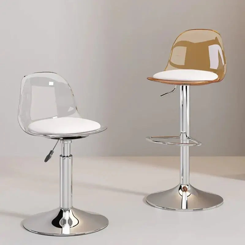 Acrylic Reception Bar Stools for Kitchen Counter-MinimalisticDecor.com