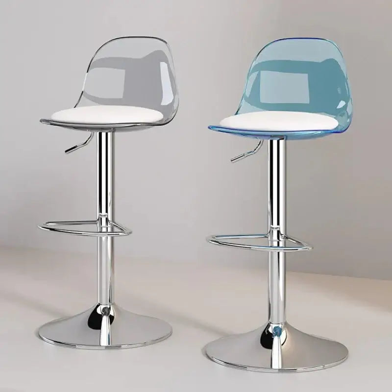 Acrylic Reception Bar Stools for Kitchen Counter-MinimalisticDecor.com