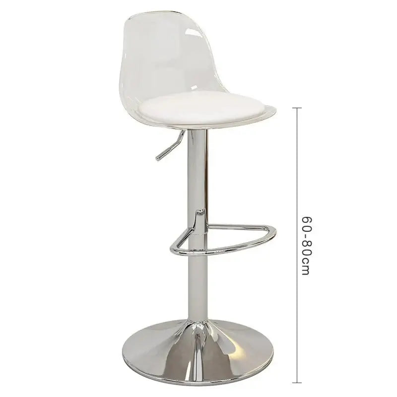 Acrylic Reception Bar Stools for Kitchen Counter-MinimalisticDecor.com