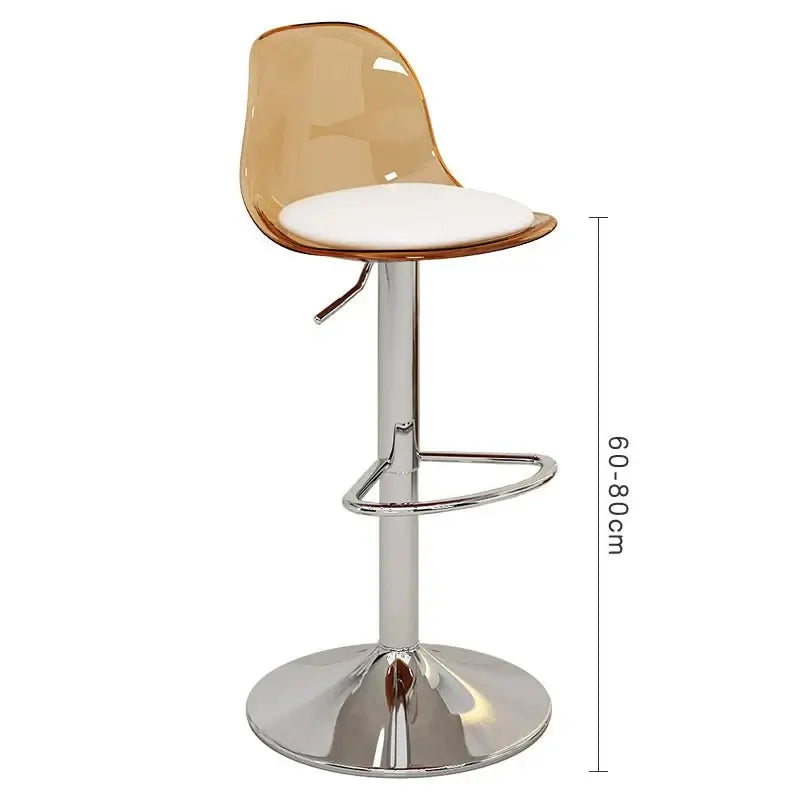 Acrylic Reception Bar Stools for Kitchen Counter-MinimalisticDecor.com