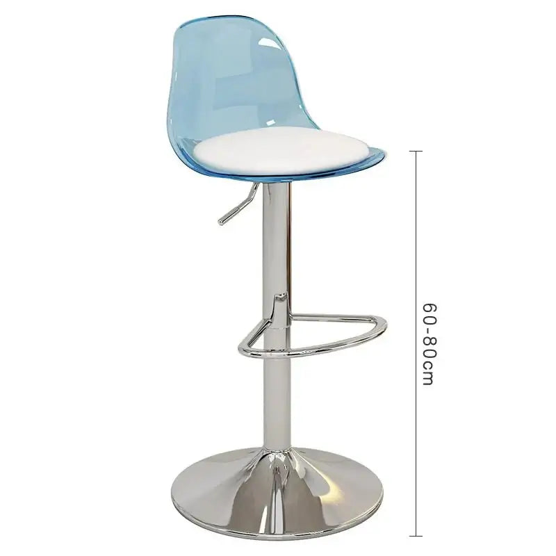 Acrylic Reception Bar Stools for Kitchen Counter-MinimalisticDecor.com