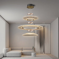 Acrylic Rings Creative Chandelier-MinimalisticDecor.com