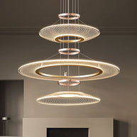 Acrylic Rings Creative Chandelier-MinimalisticDecor.com