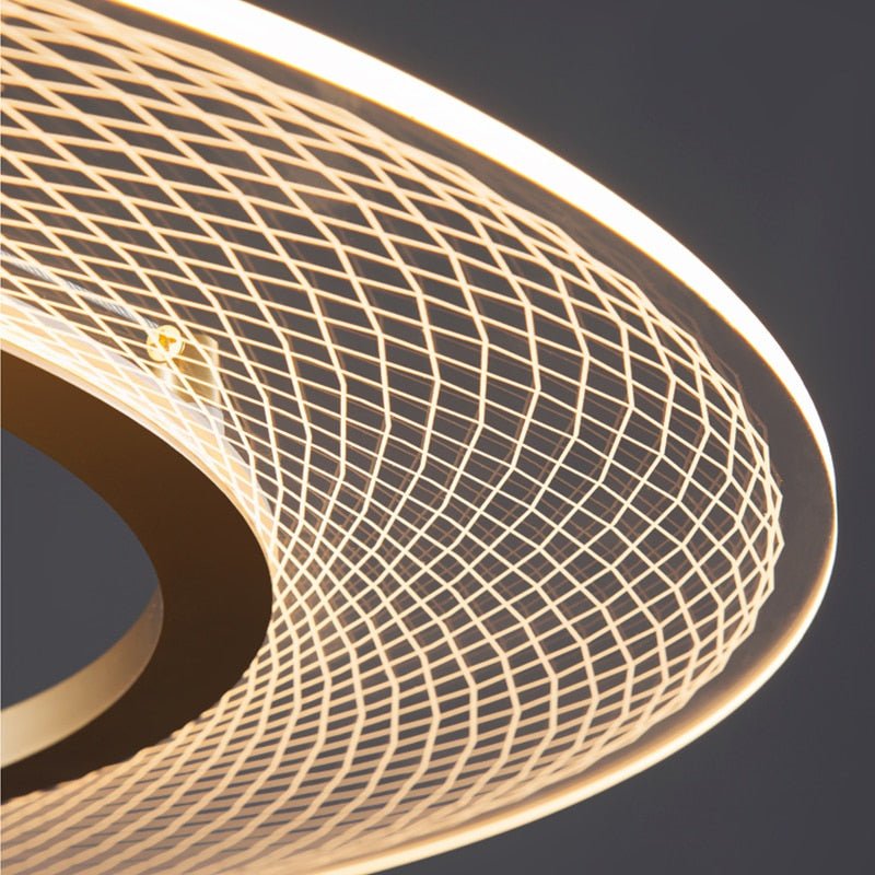 Acrylic Rings Creative Chandelier-MinimalisticDecor.com