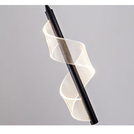 Acrylic Spiral Stairs Chandelier – Lighting for Large Spaces-MinimalisticDecor.com